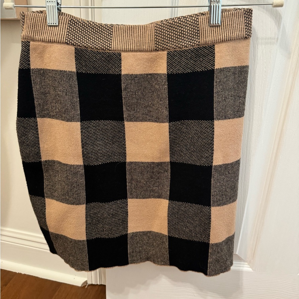 Ike New English Factory Gingham Skirt - Picture 2 of 7